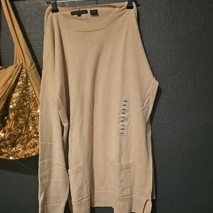 JEANNE PIERRE Cream Knit Sweater